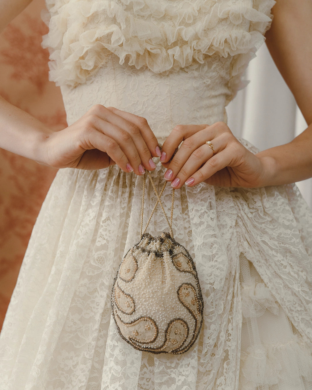 Antique Beaded Evening Bag