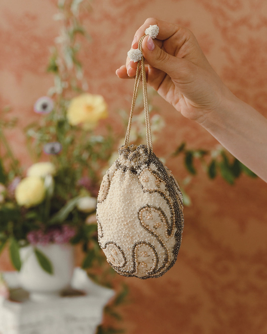 Antique Beaded Evening Bag