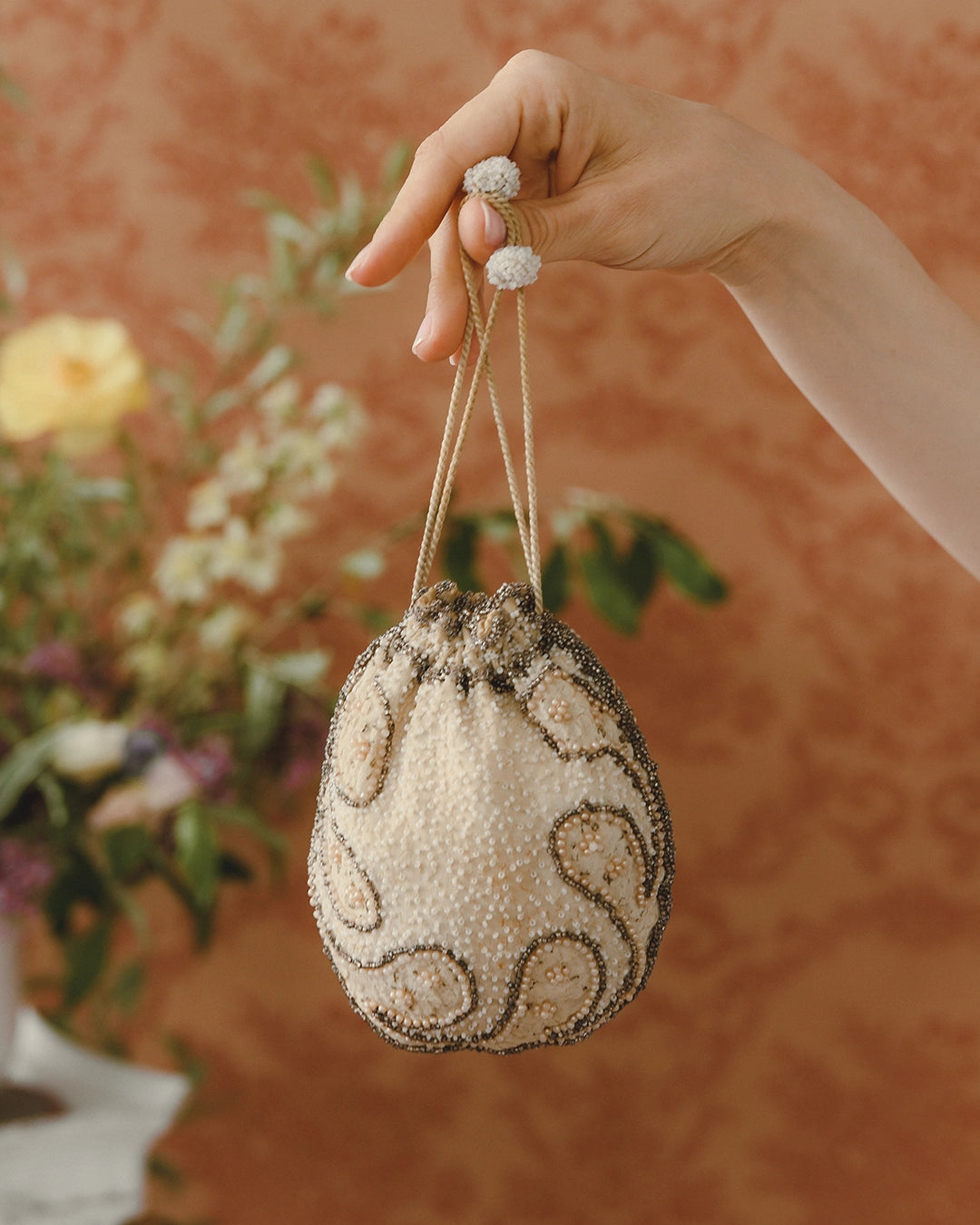 Antique Beaded Evening Bag