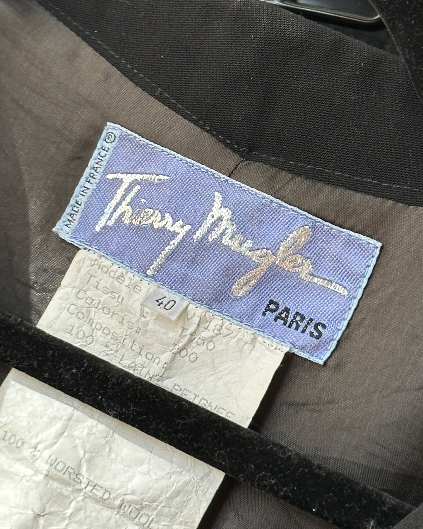 Vintage Thierry Mugler Star Pocket Jacket + Skirt Suit