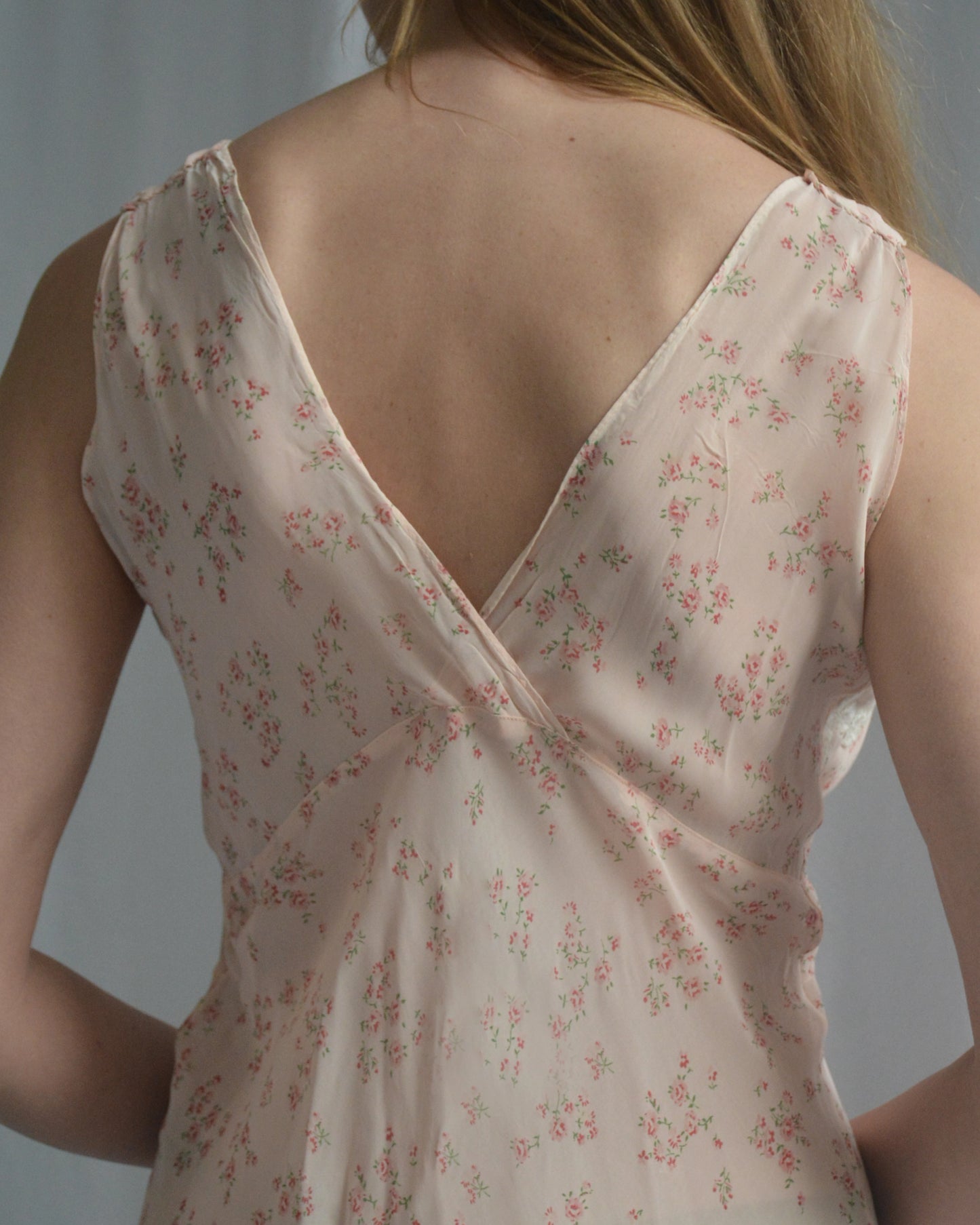 Vintage 1930s Floral Slip Dress