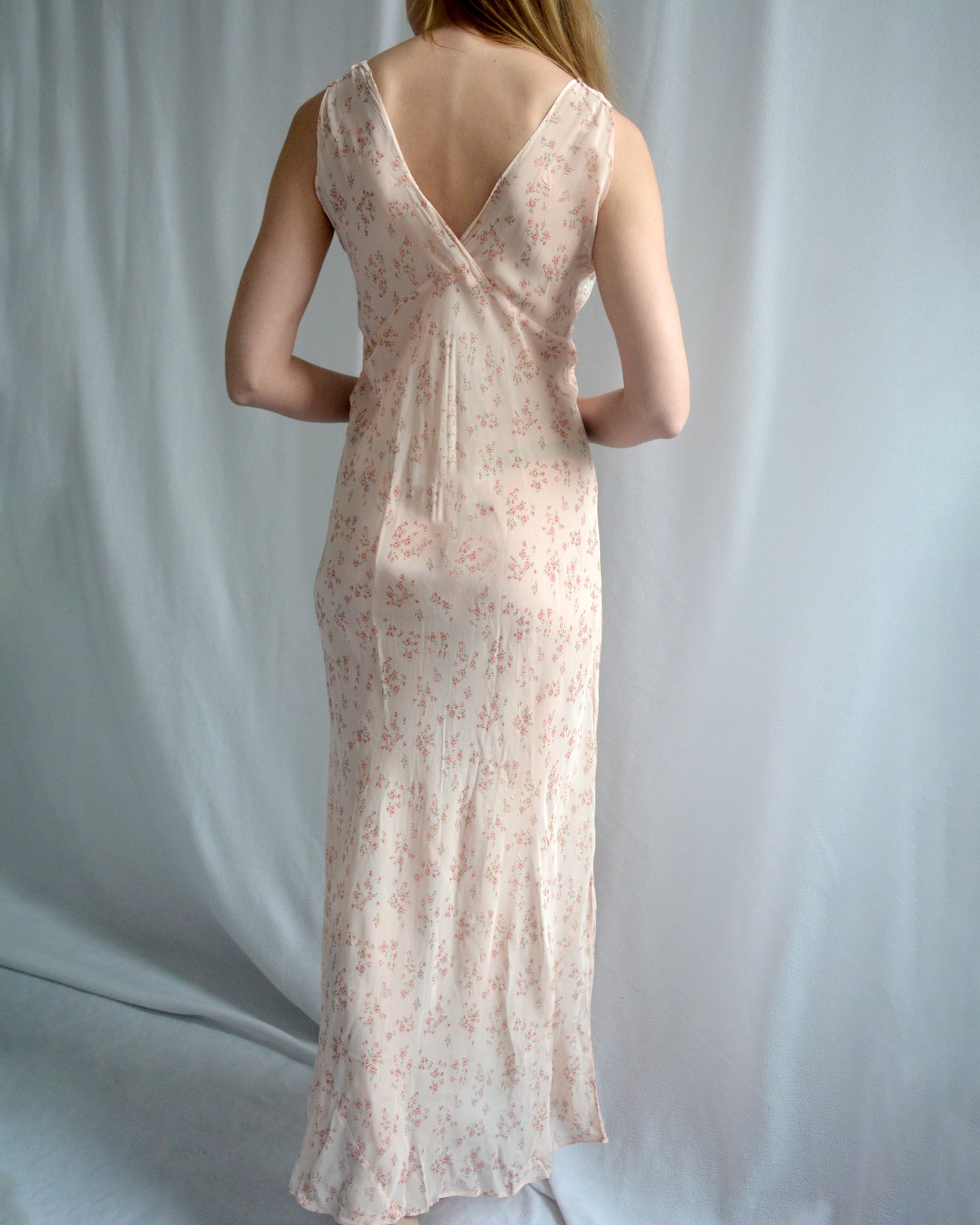 Vintage 1930s Floral Slip Dress