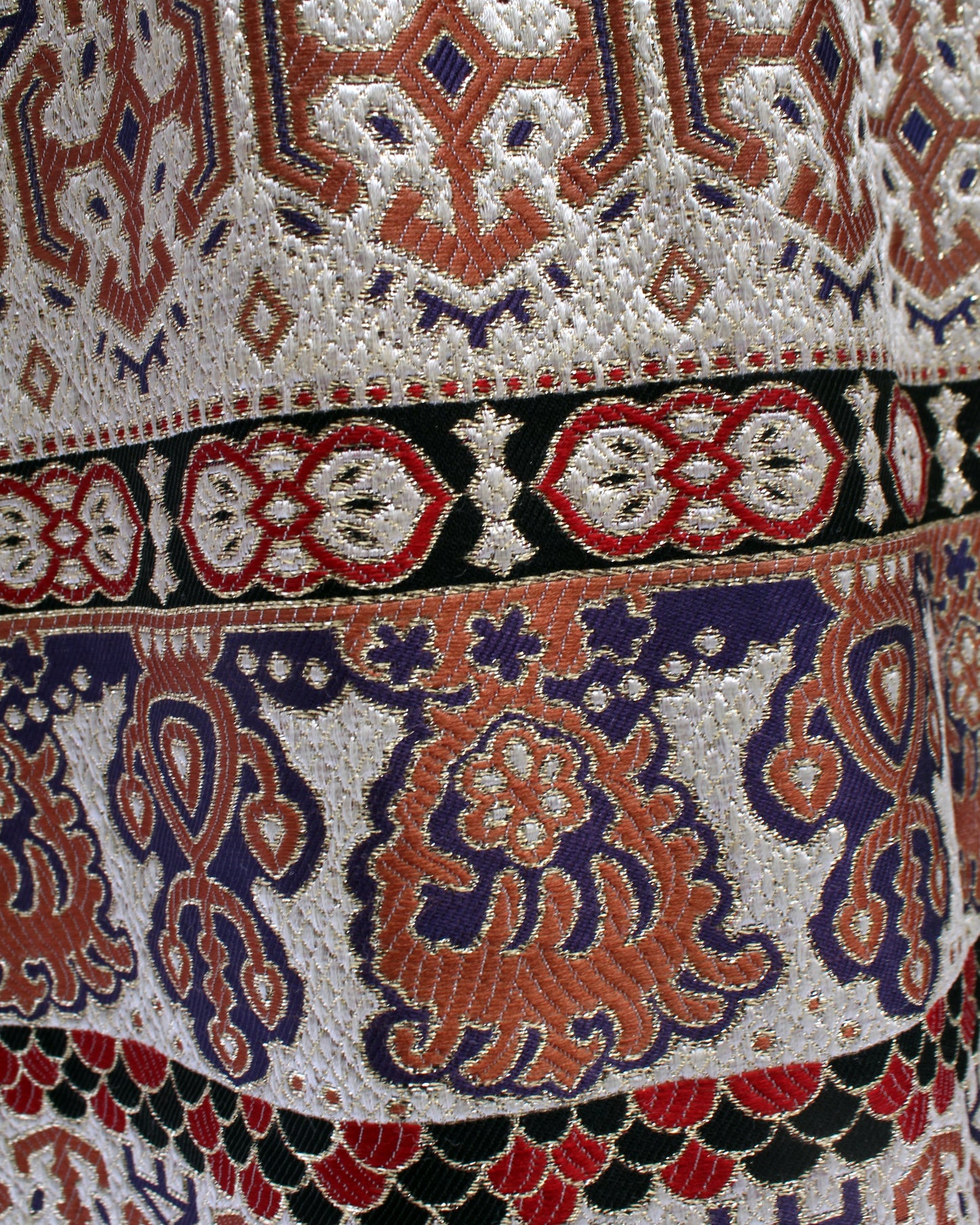 1960s Metallic Brocade Maxiskirt
