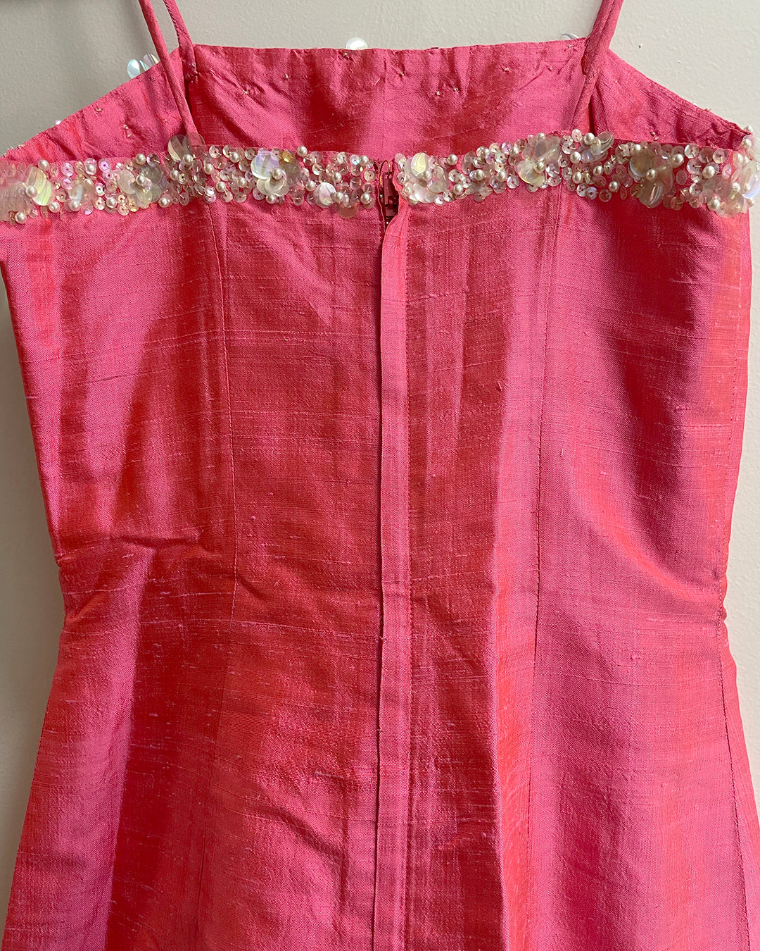 Vintage 1960s Silk Mini Wiggle Dress