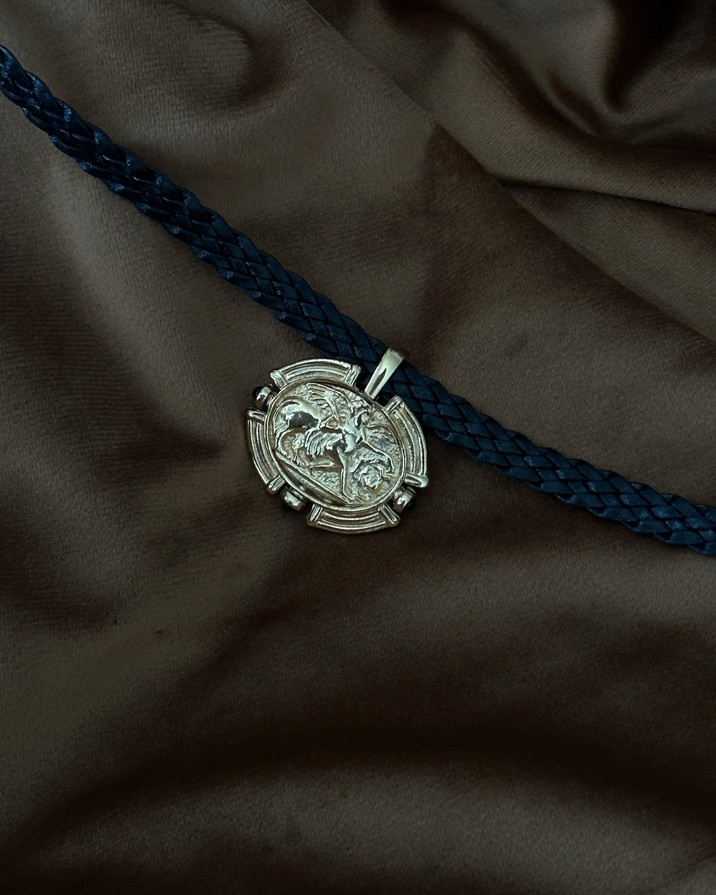 Vintage Etruscan Revival Pendant Choker