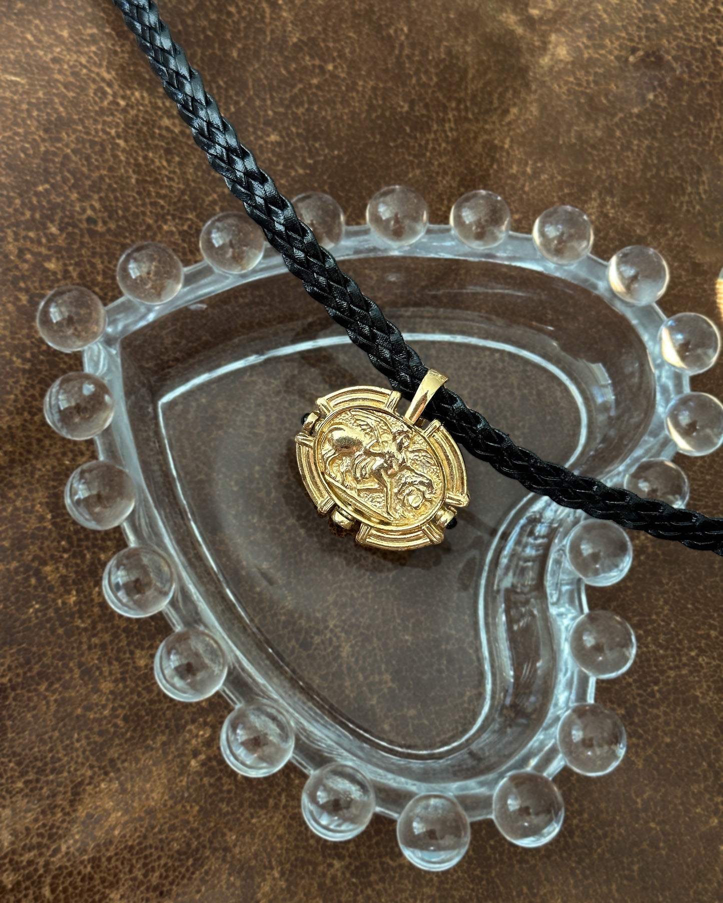 Vintage Etruscan Revival Pendant Choker
