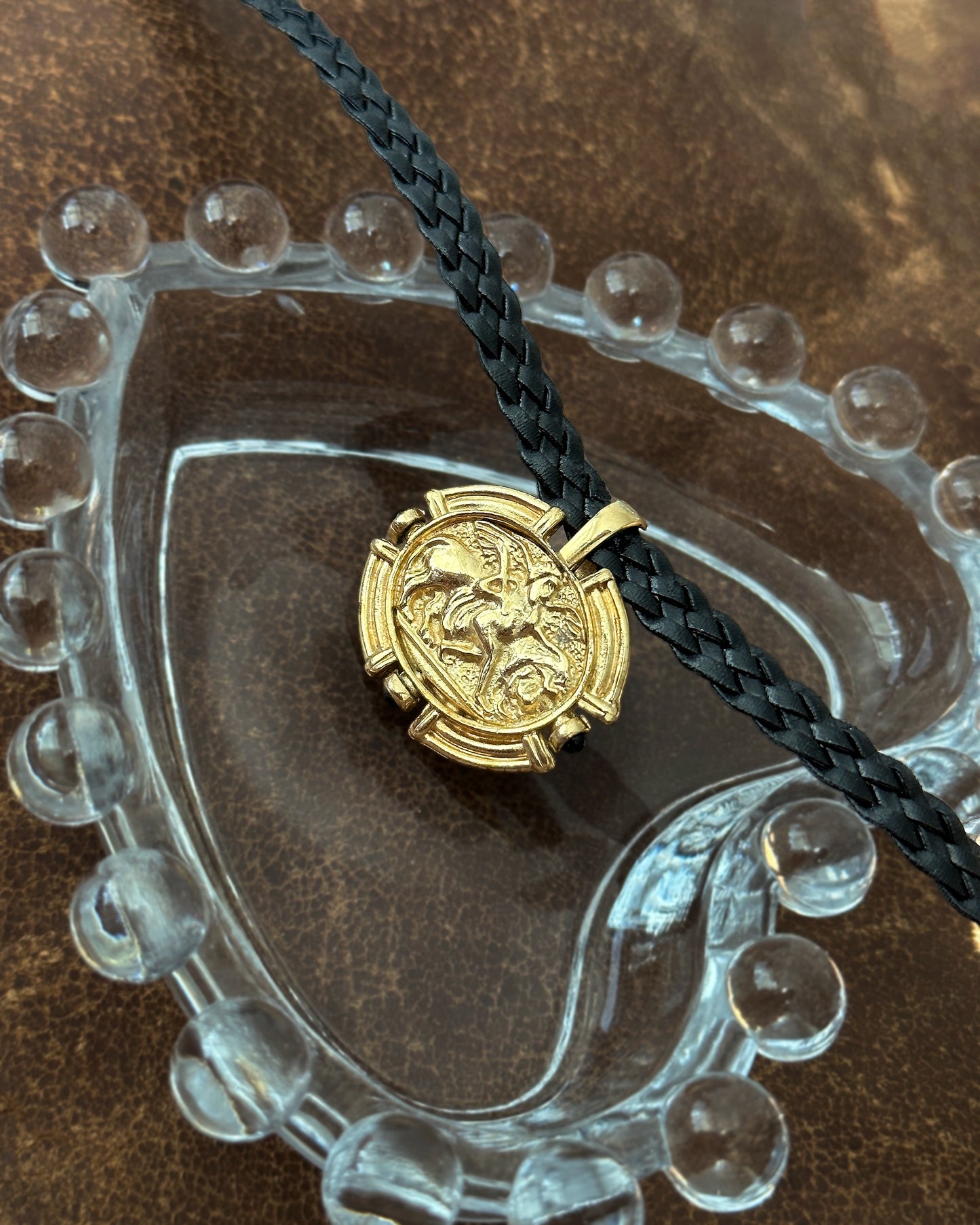 Vintage Etruscan Revival Pendant Choker