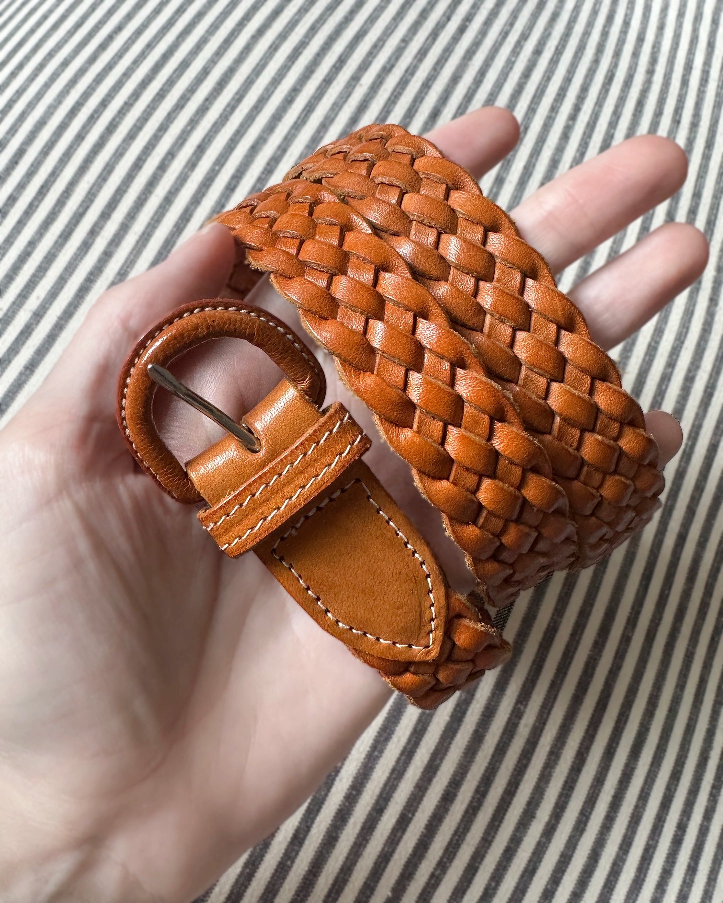 Vintage Polo Ralph Lauren Braided Leather Belt