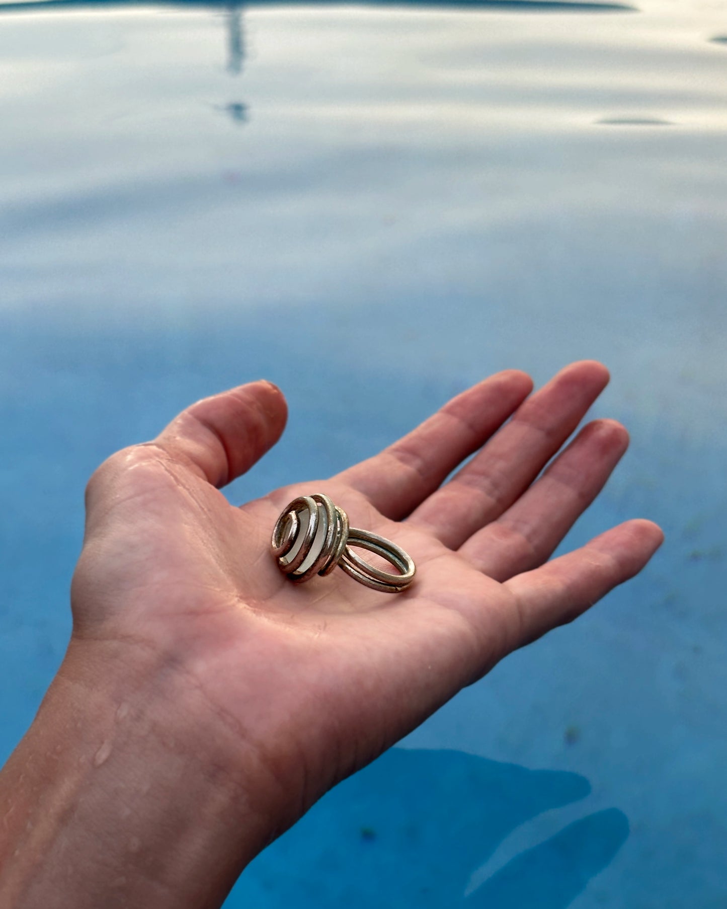 One-Of-A-Kind Vintage Spiral Statement Ring