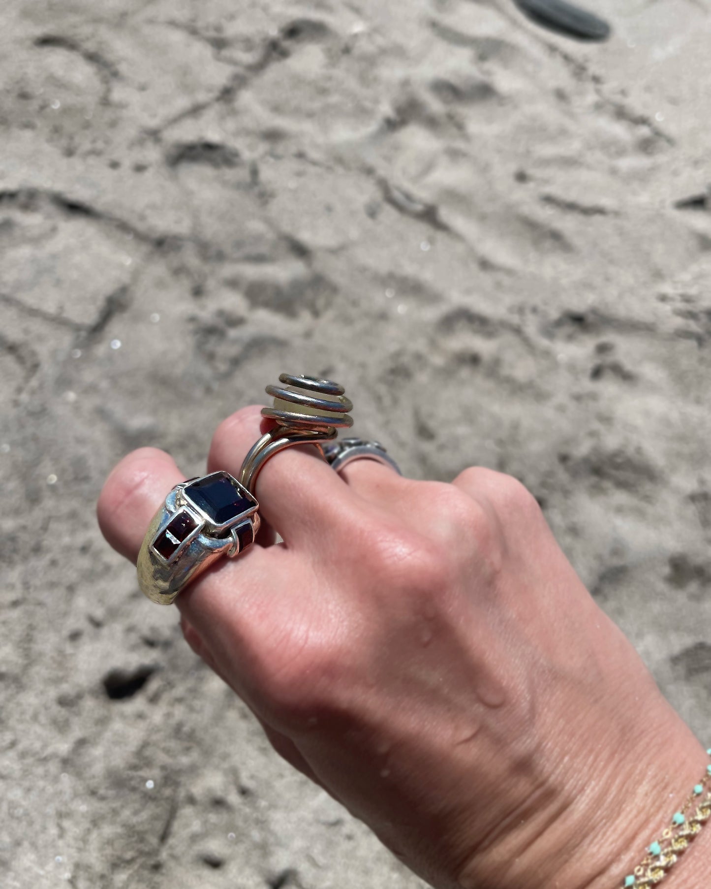 One-Of-A-Kind Vintage Spiral Statement Ring