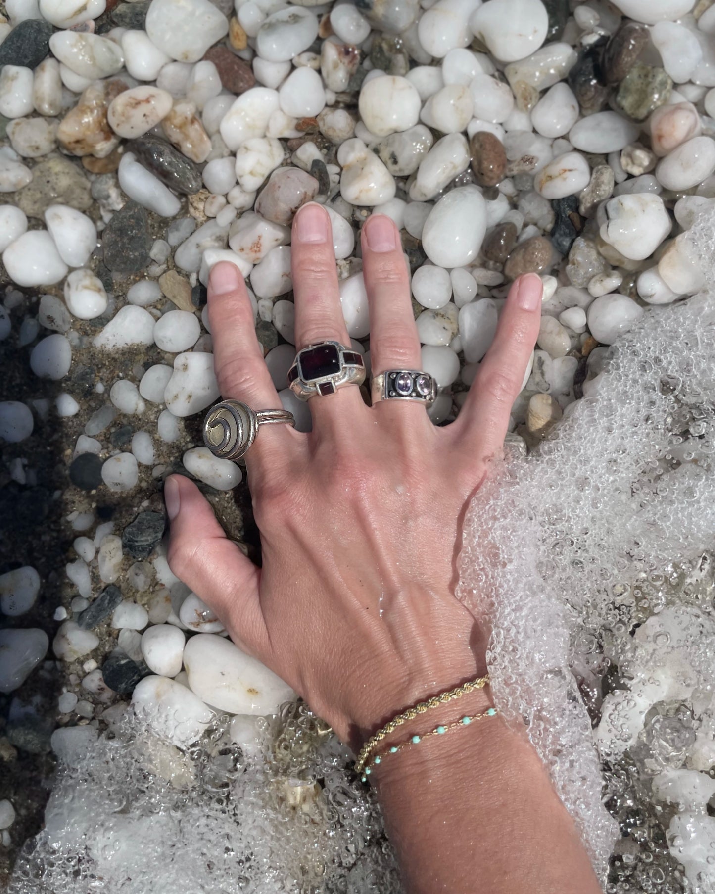 One-Of-A-Kind Vintage Spiral Statement Ring