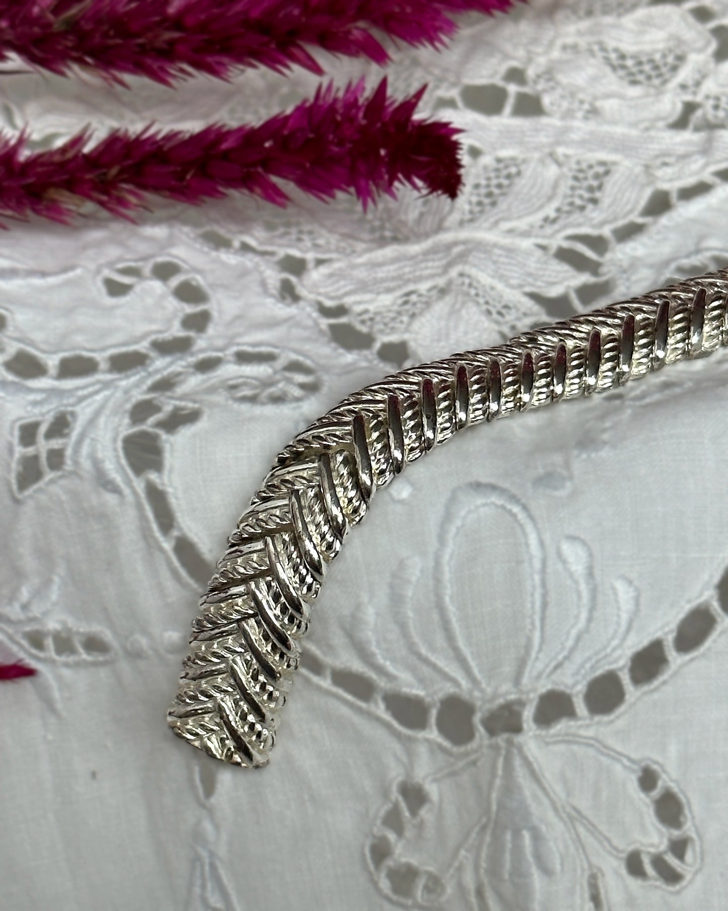 Vintage Chunky Braided Bracelet