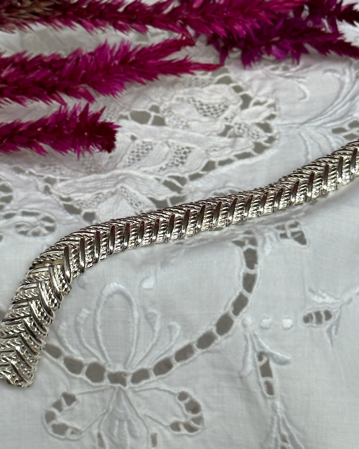 Vintage Chunky Braided Bracelet