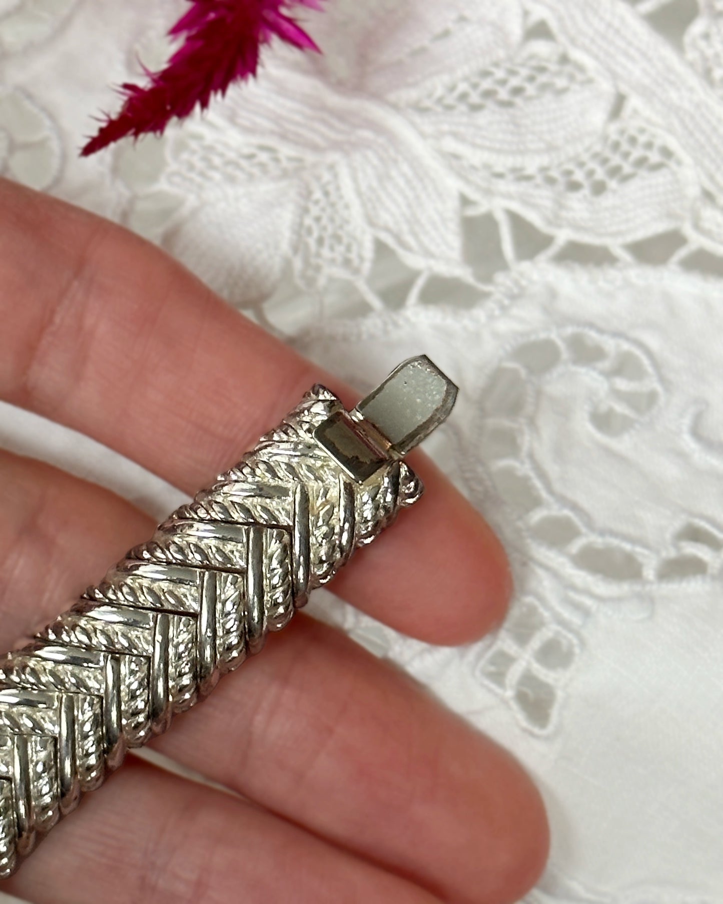 Vintage Chunky Braided Bracelet