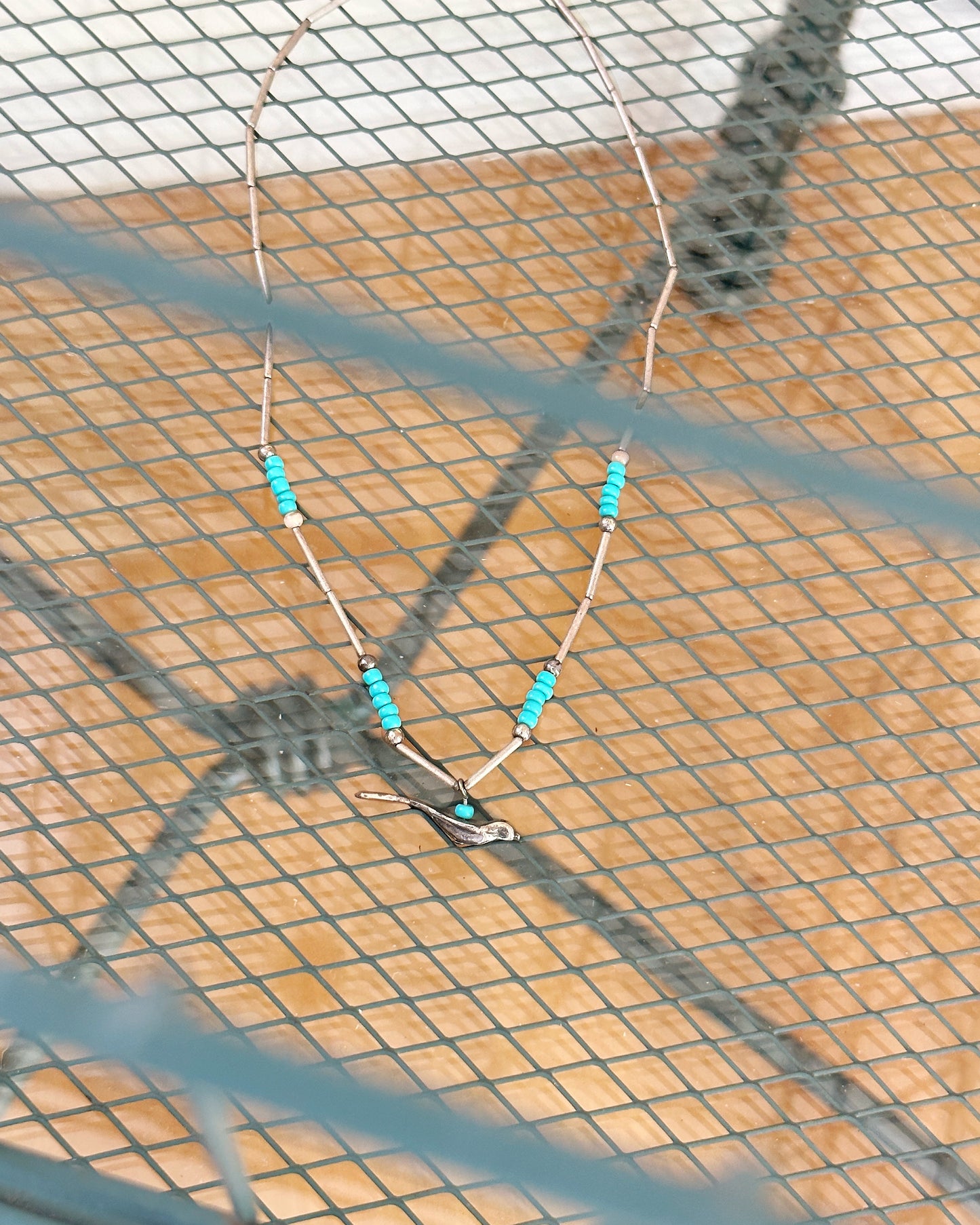 Vintage Sterling Silver Bird Choker