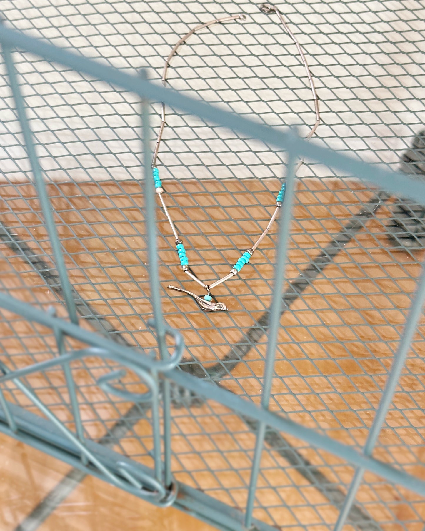 Vintage Sterling Silver Bird Choker