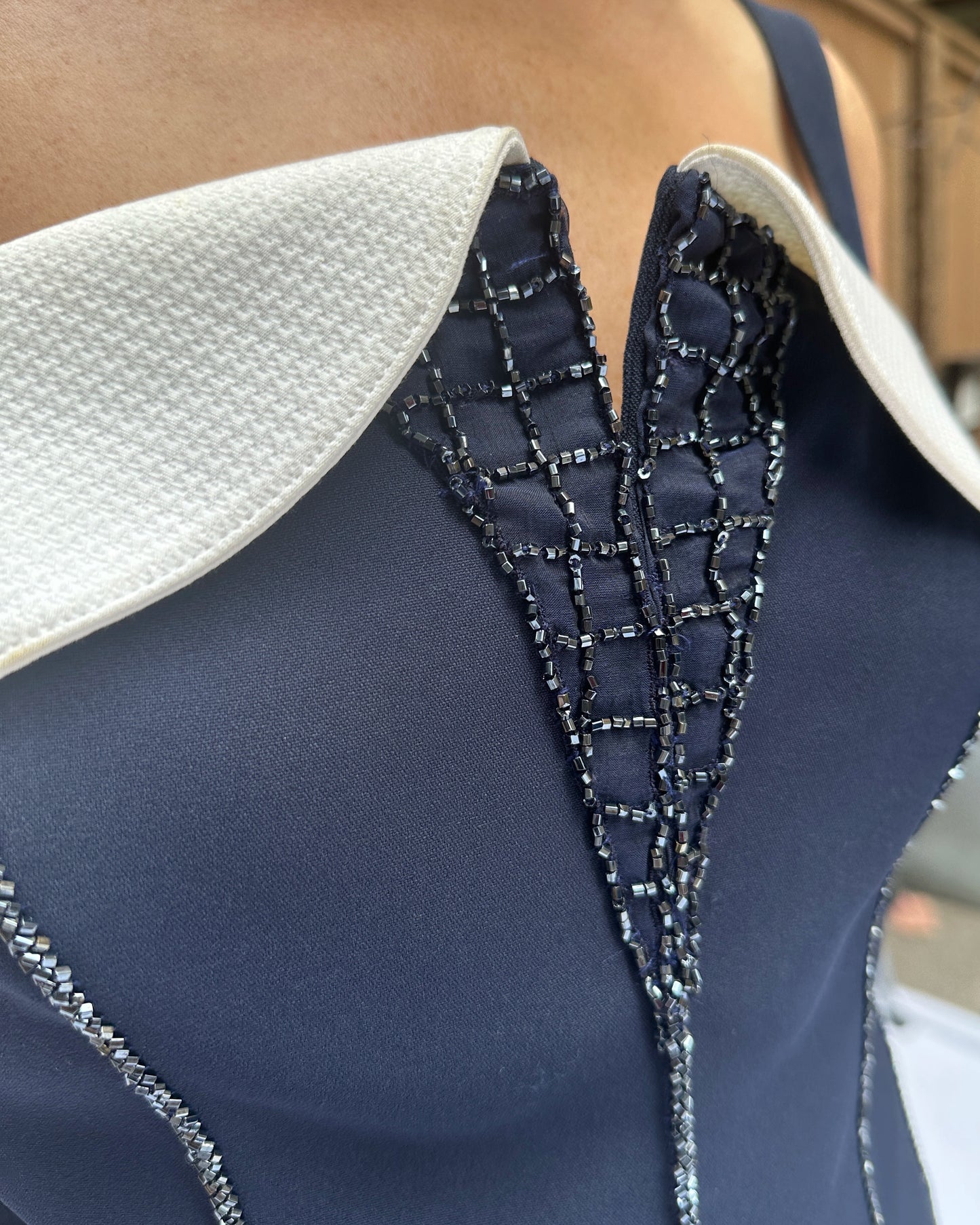 Vintage Thierry Mugler Spring 1996 Beaded Cocktail Dress