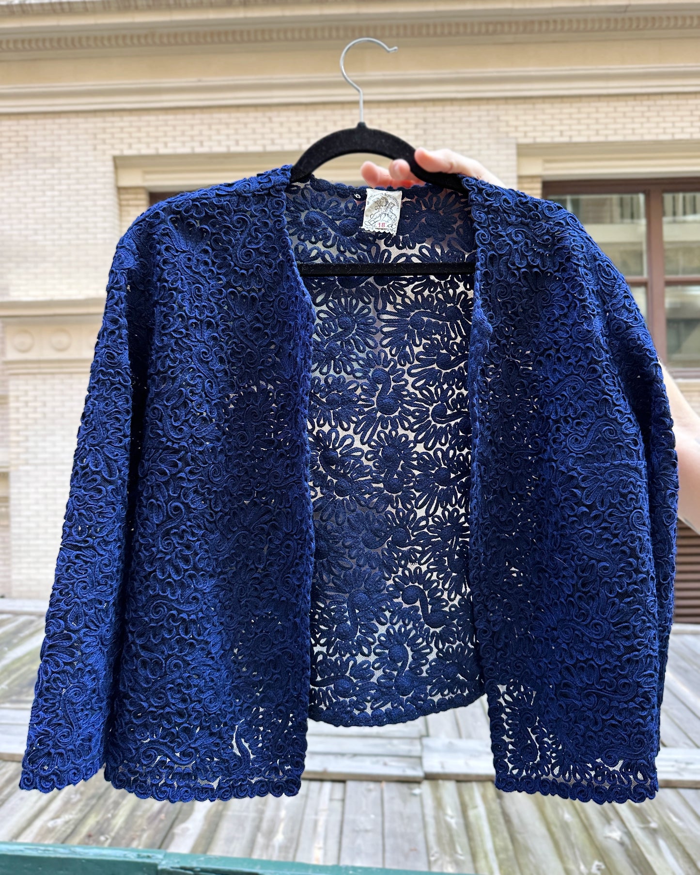 Vintage 1940s Austrian Embroidered Cardigan