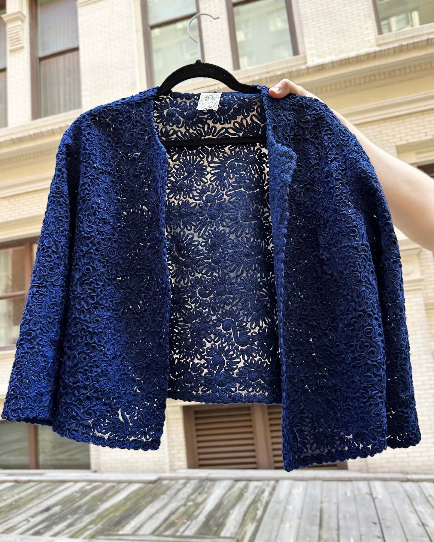 Vintage 1940s Austrian Embroidered Cardigan