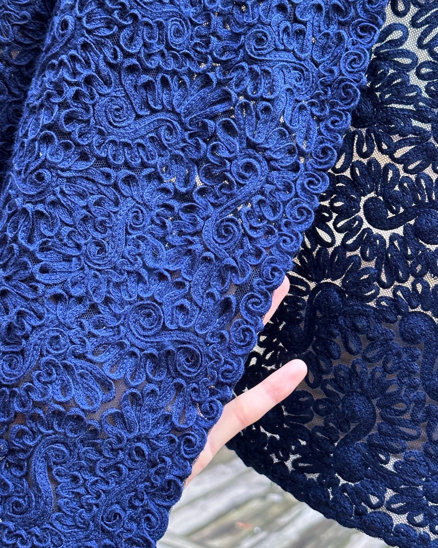 Vintage 1940s Austrian Embroidered Cardigan