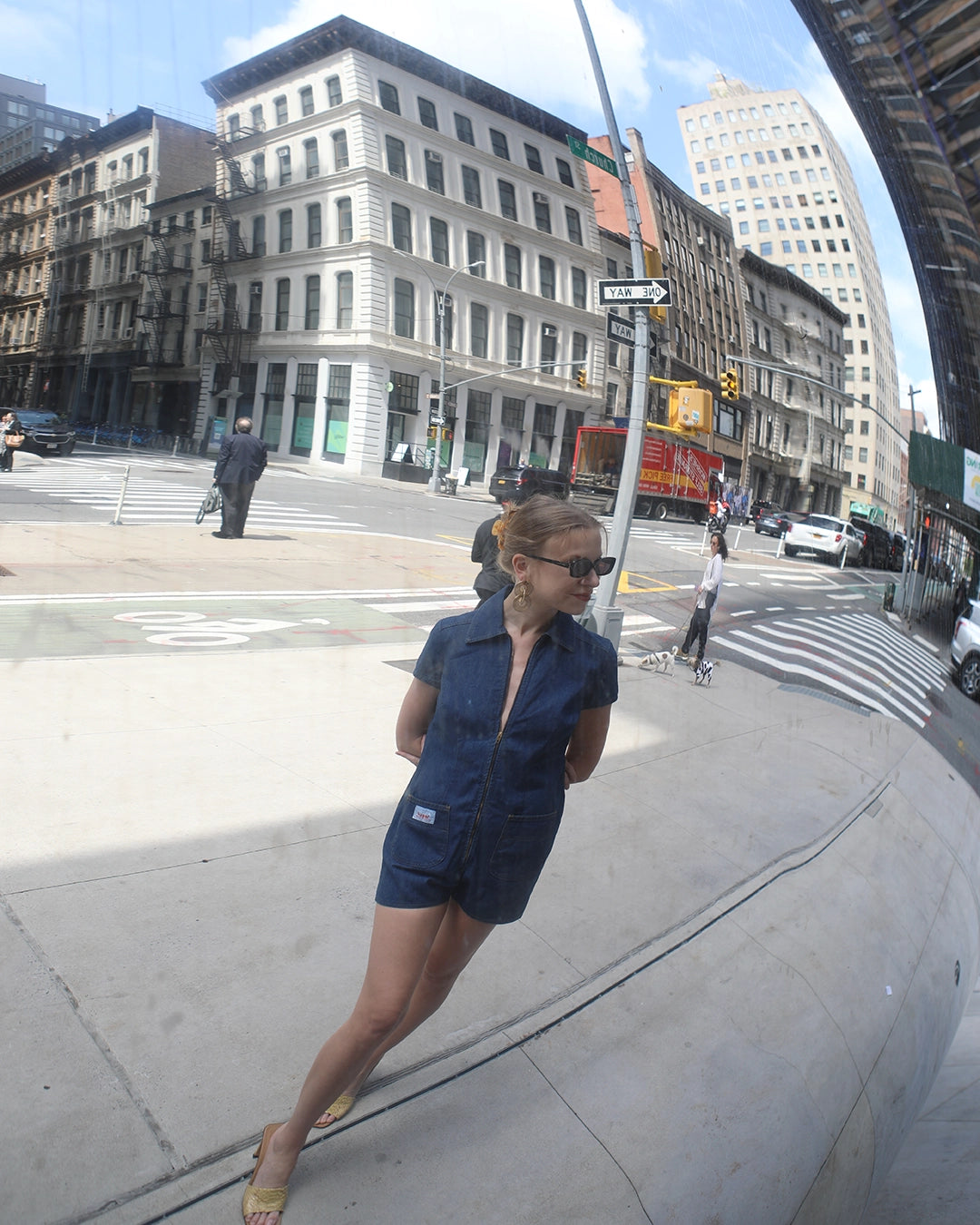 Rare Vintage 1970s Levi's Denim Playsuit Romper