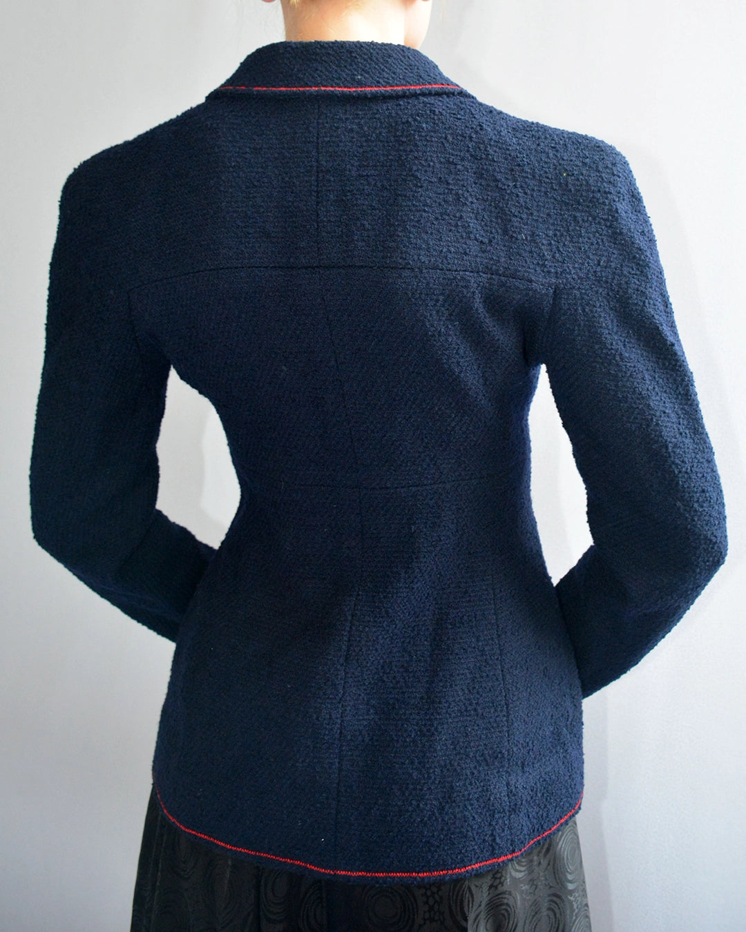 Vintage Chanel Fall 1997 Runway Embroidered Bouclé Jacket