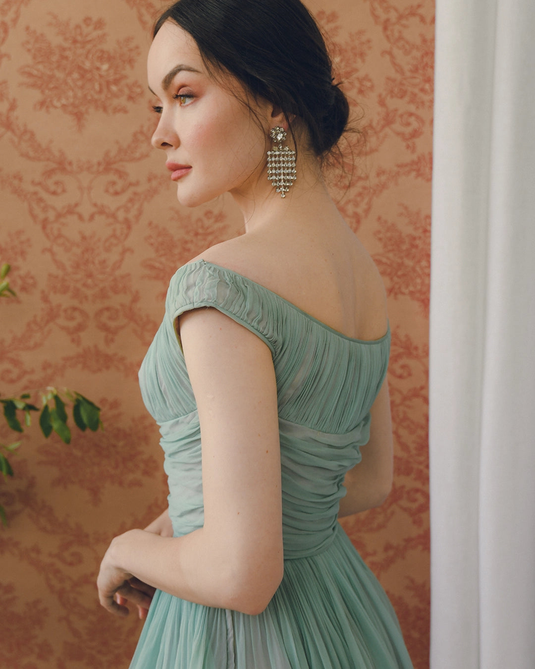 Vintage Diamanté Chandelier Earrings