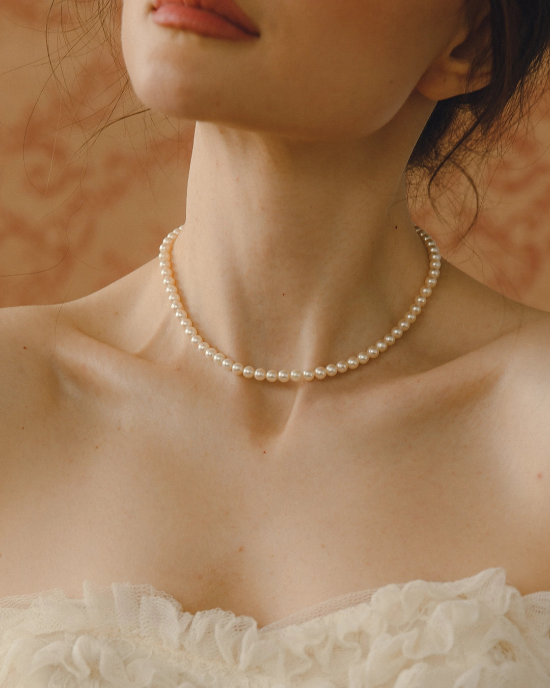Vintage Pearl Necklace With 10k Gold Clasp