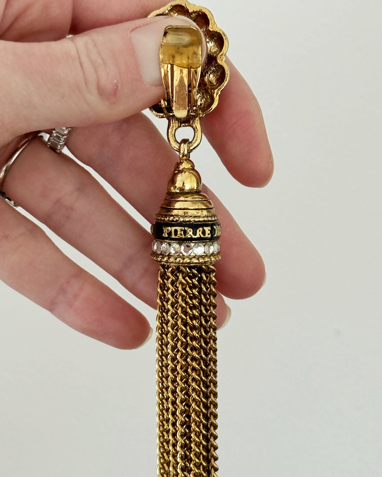 Vintage Pierre Balmain Tassel Earrings
