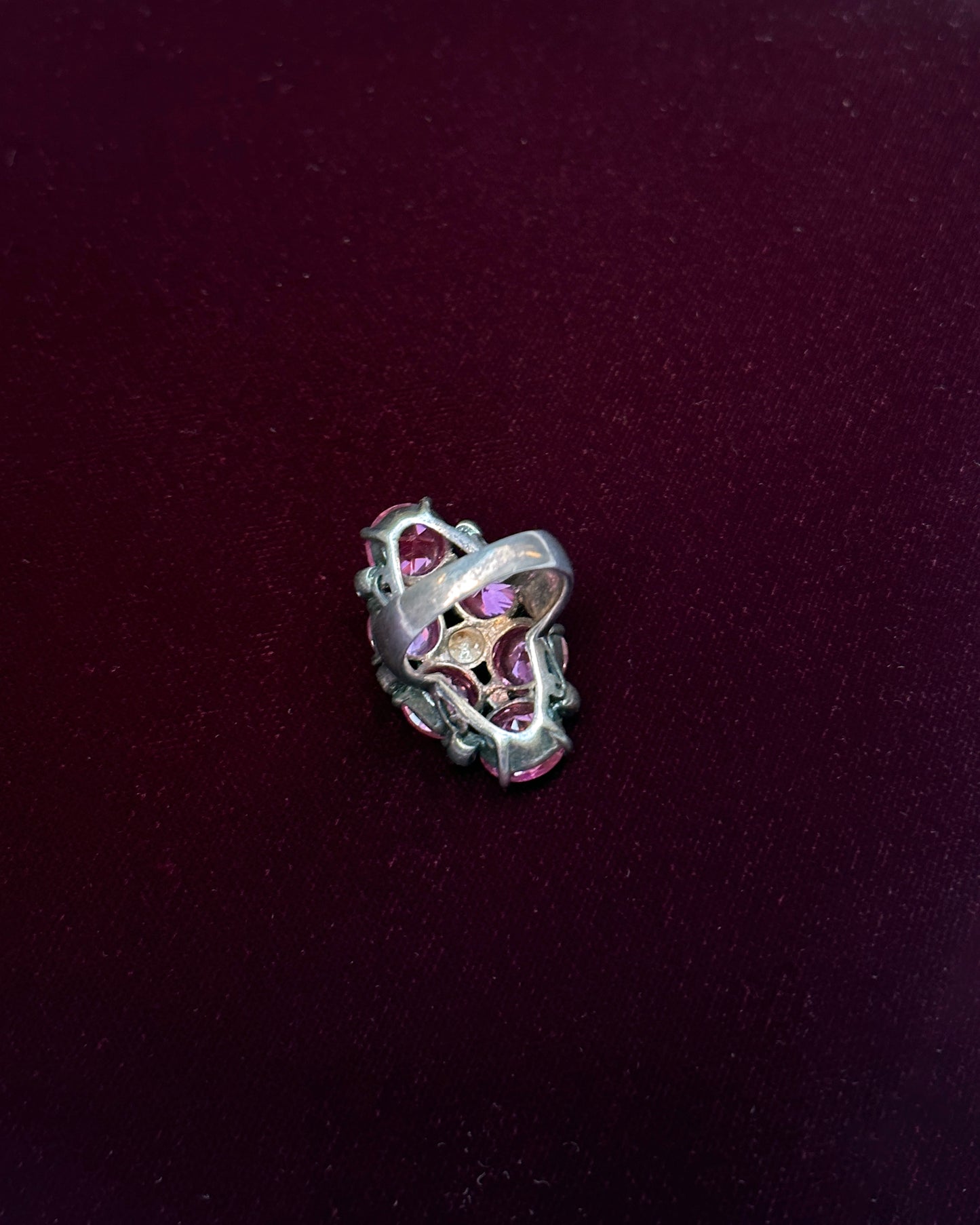 Vintage Pink Topaz Cocktail Ring