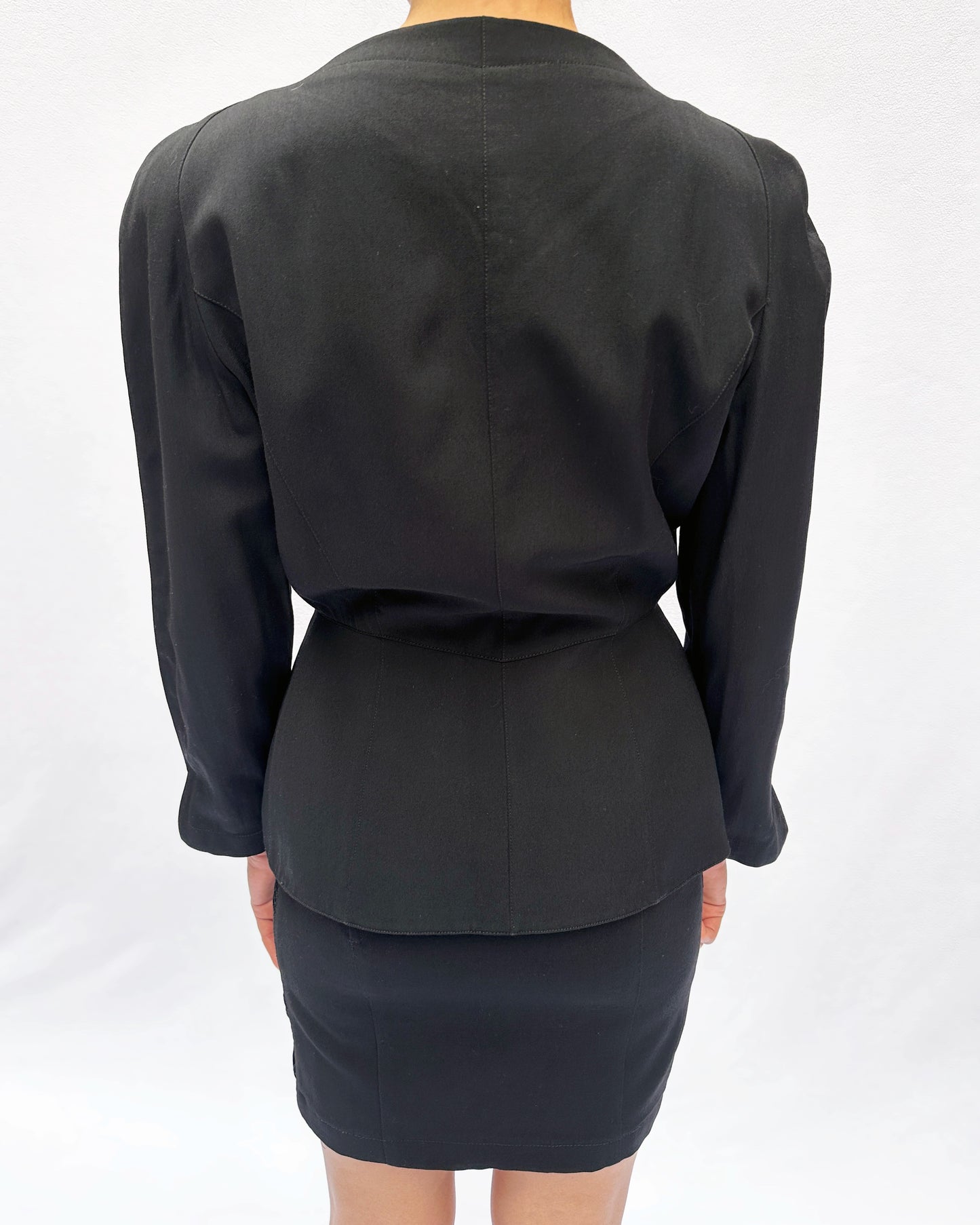 Vintage Thierry Mugler Star Pocket Jacket + Skirt Suit