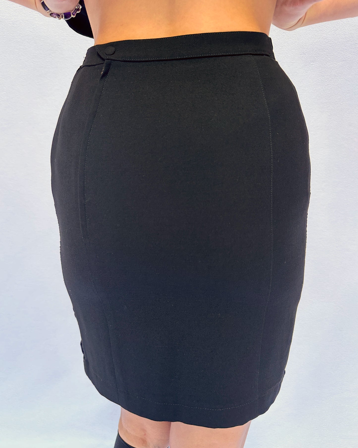 Vintage Thierry Mugler Star Pocket Jacket + Skirt Suit