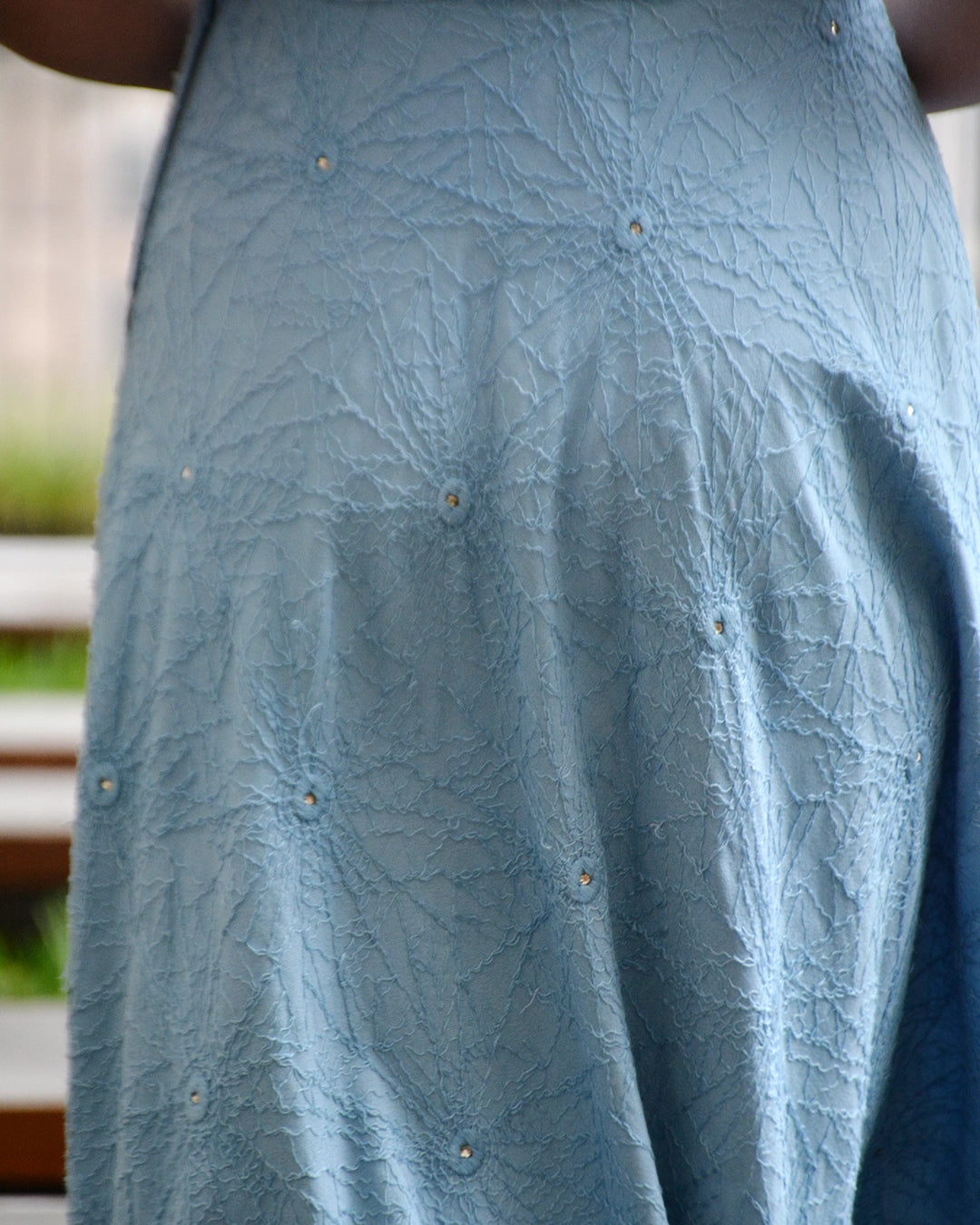 Vintage 1950s Embroidered Fit and Flare Dress