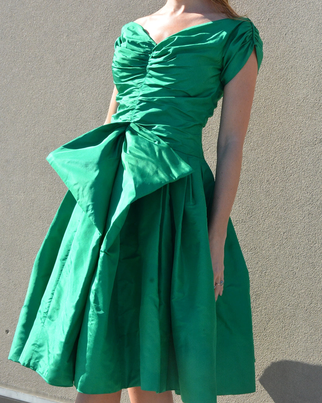 Rare Vintage 1950s Helen Rose Silk Party Dress