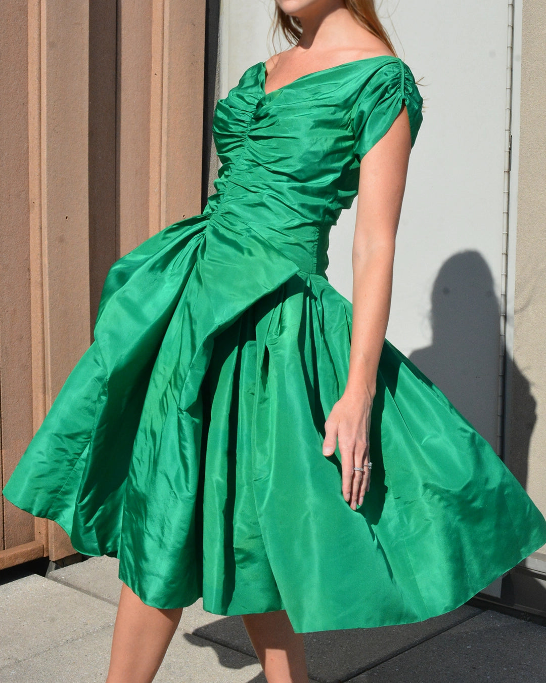 Rare Vintage 1950s Helen Rose Silk Party Dress