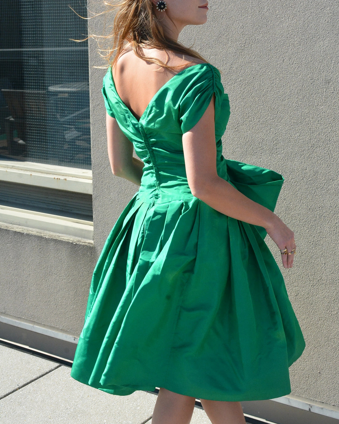 Rare Vintage 1950s Helen Rose Silk Party Dress