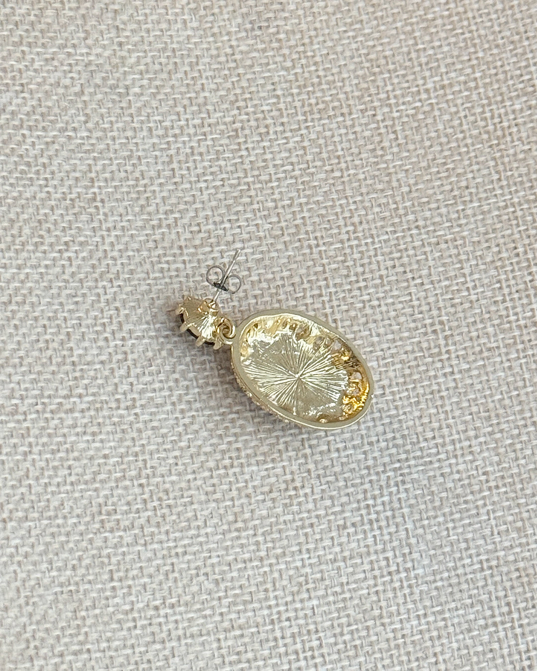 Vintage Cameo Drop Earrings