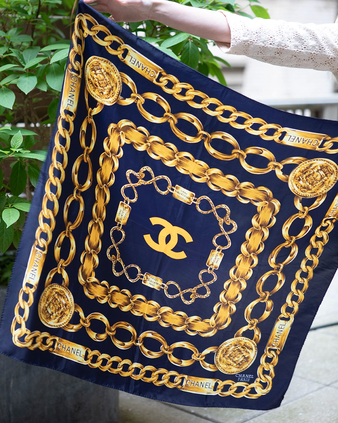 Vintage deals Chanel scarf