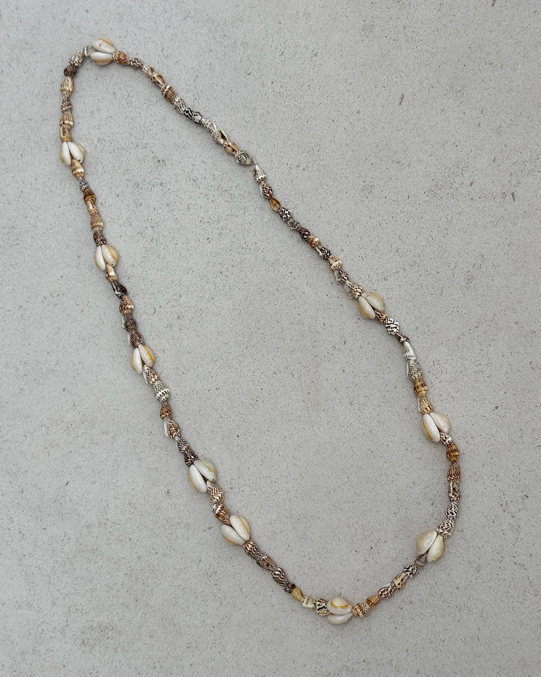 Vintage Cowrie Seashell Necklace