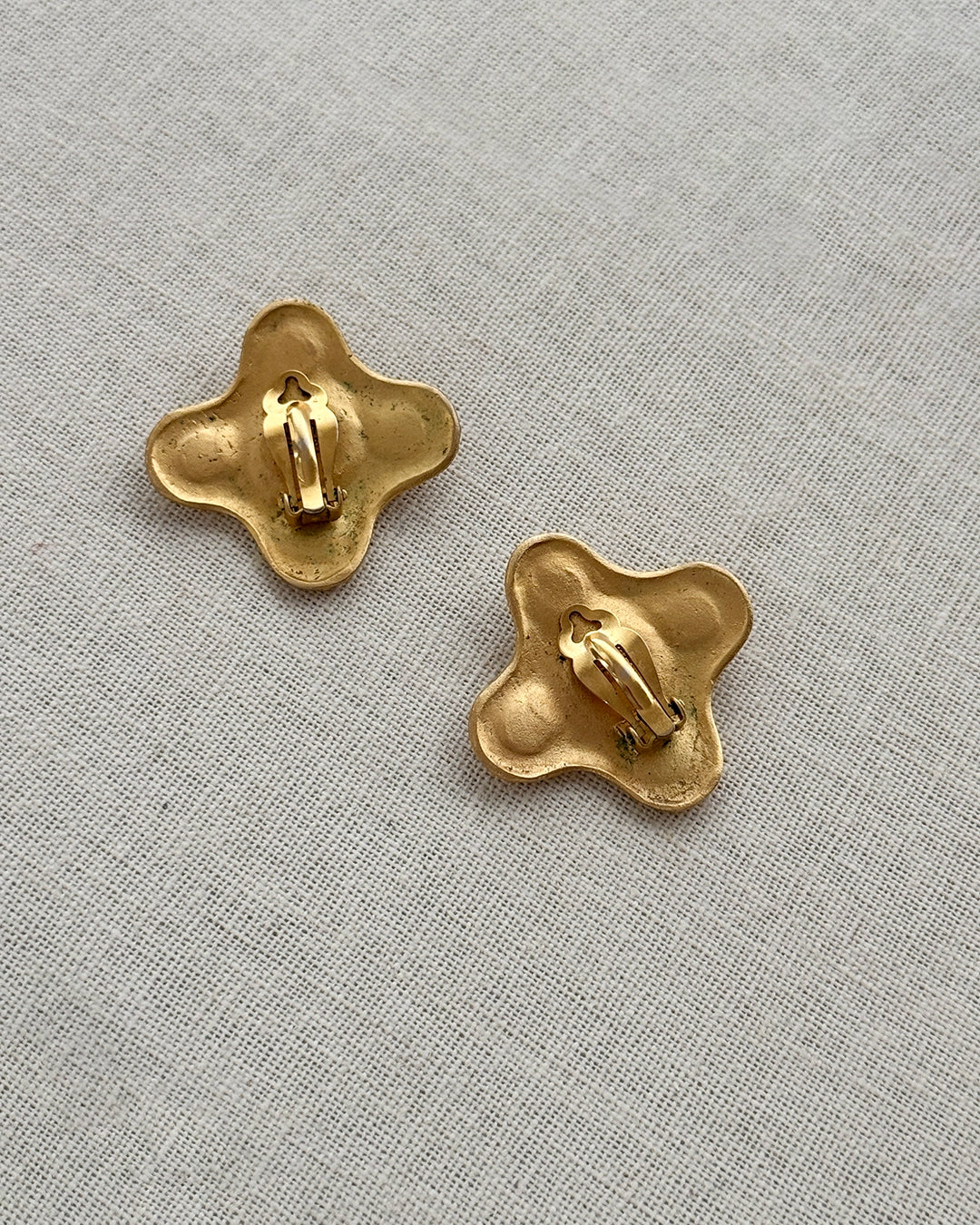 Vintage Gem-Set Byzantine Earrings, in the style of Chanel x Gripoix