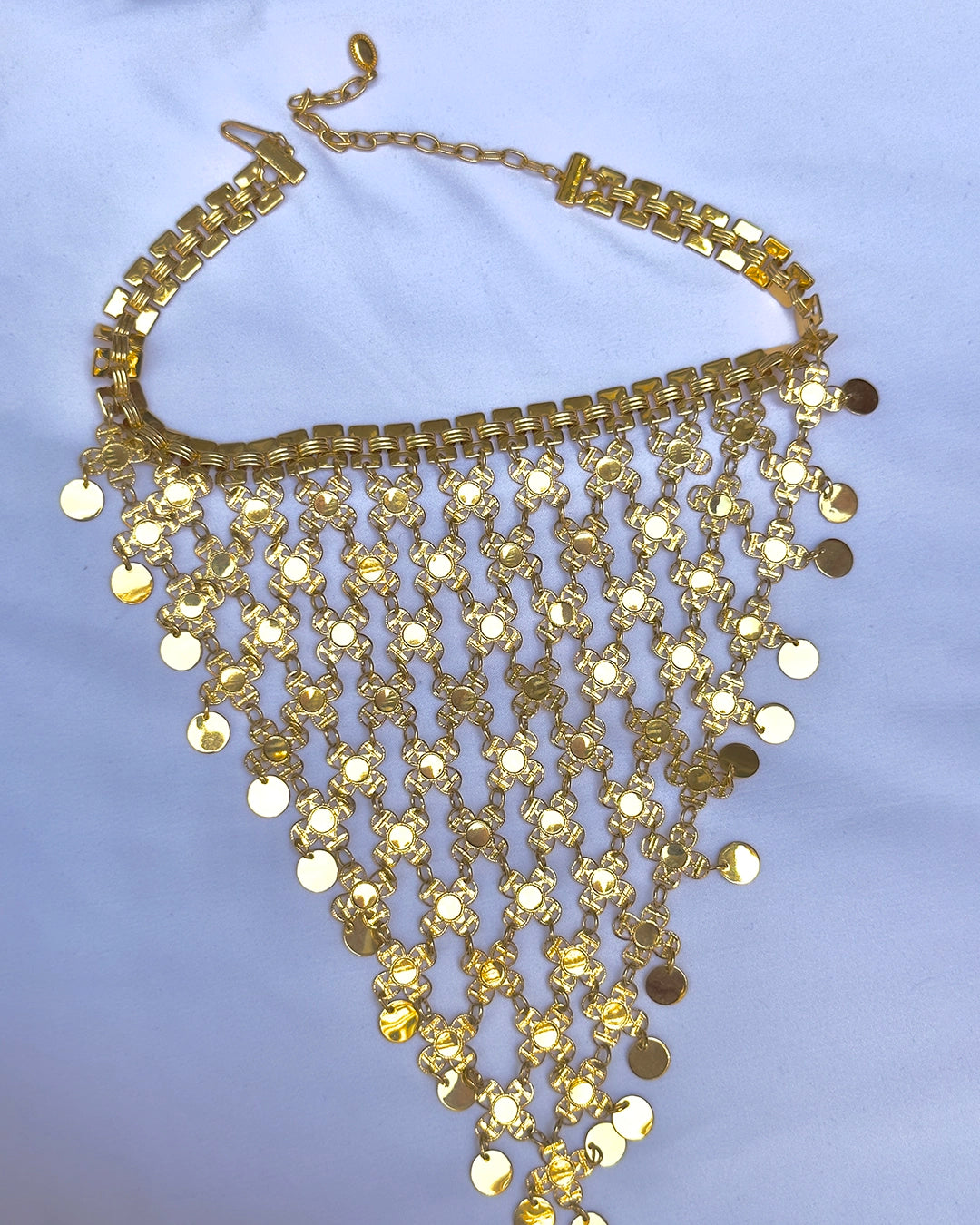 Vintage Gold Mesh Choker