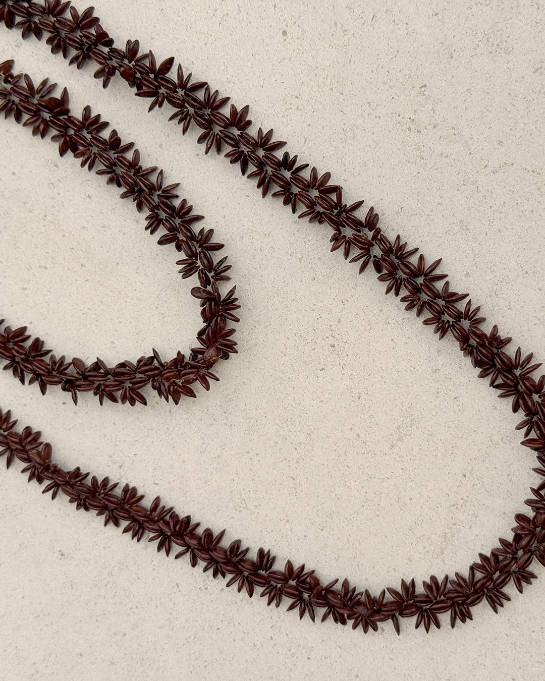 Vintage Hawaiian Koa Seed Necklace