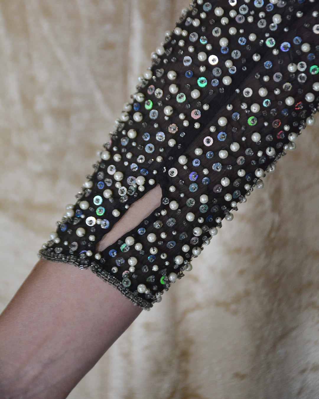 Vintage Naeem Khan Embellished Silk Gown, Riazee Collection