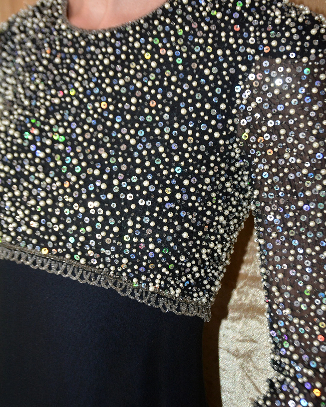 Vintage Naeem Khan Embellished Silk Gown, Riazee Collection