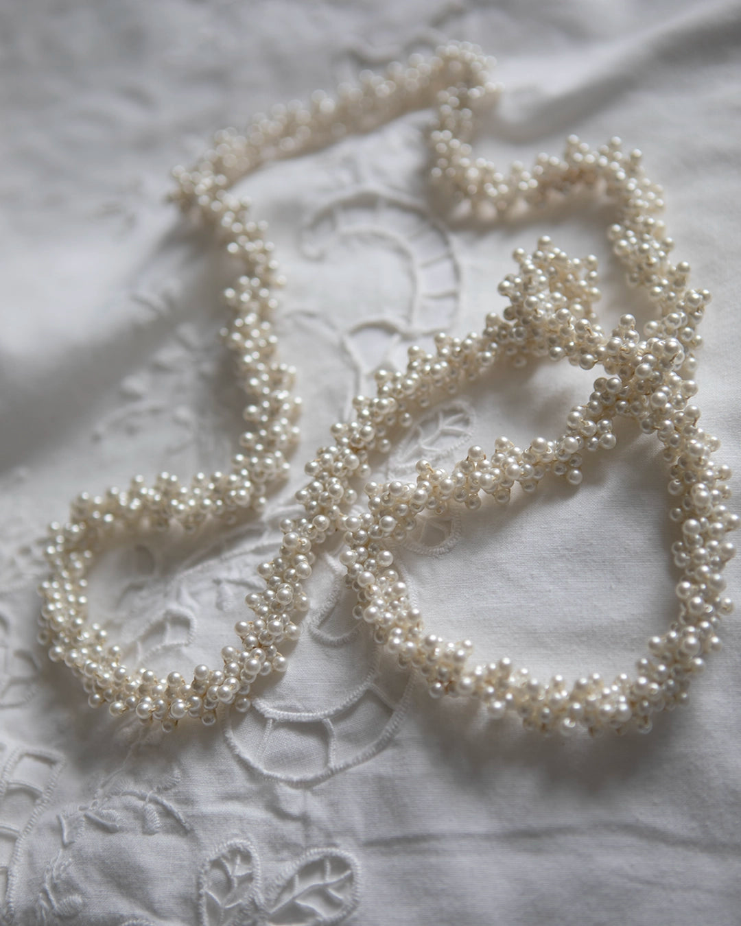 Vintage Pearl Rope Necklace