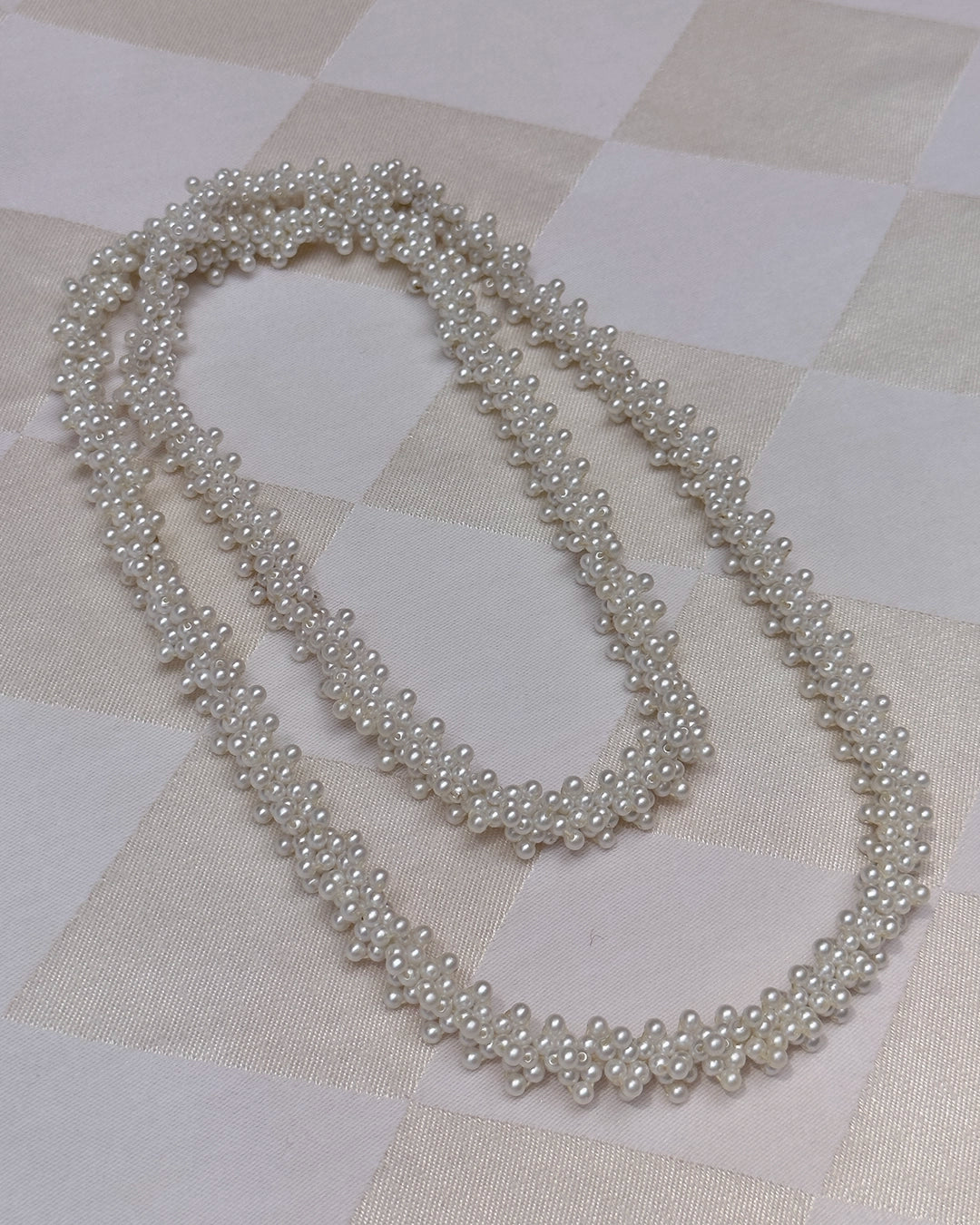 Vintage Pearl Rope Necklace