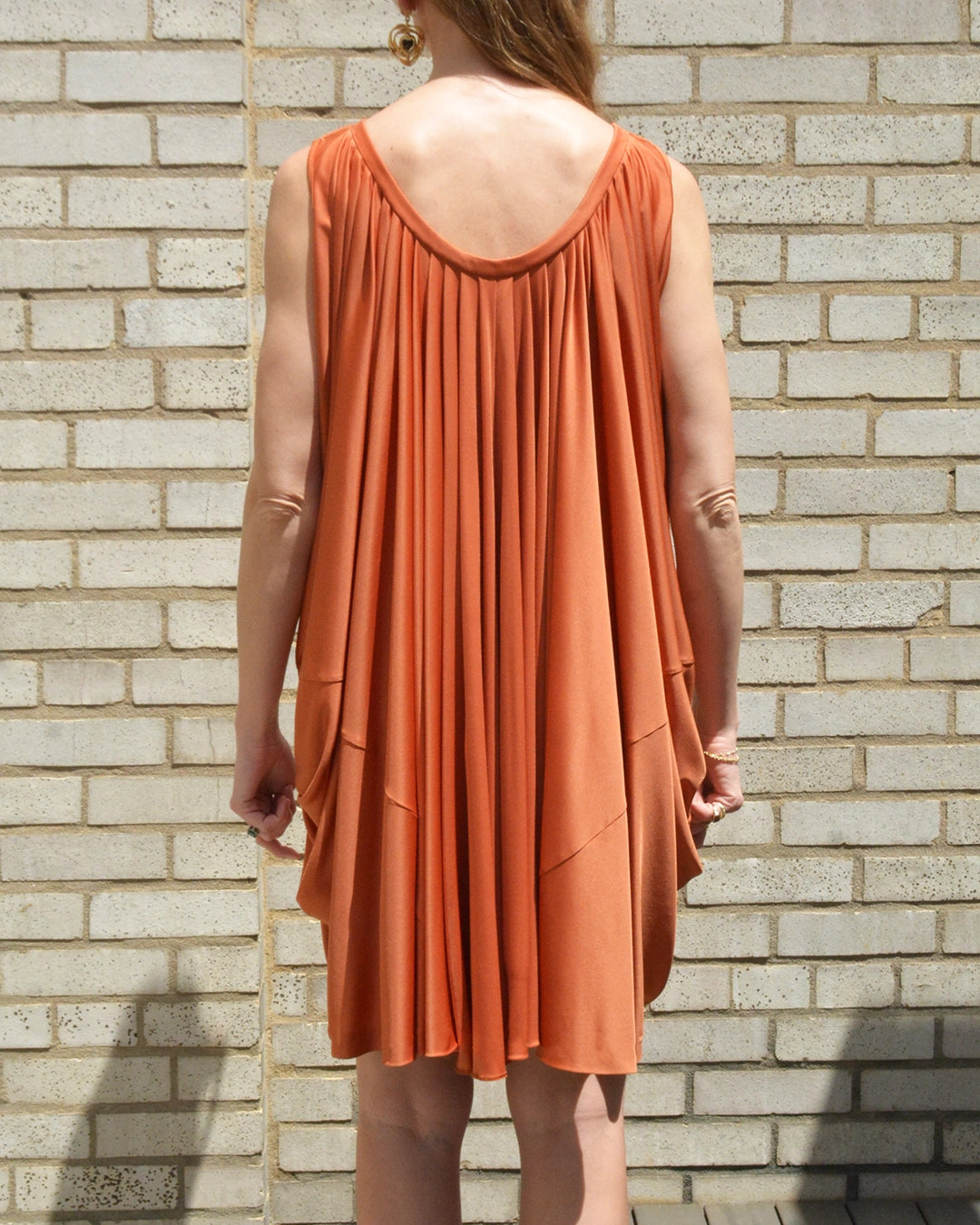 Yves Saint Laurent Resort 2010 Draped Batwing Sleeve Cocoon Dress