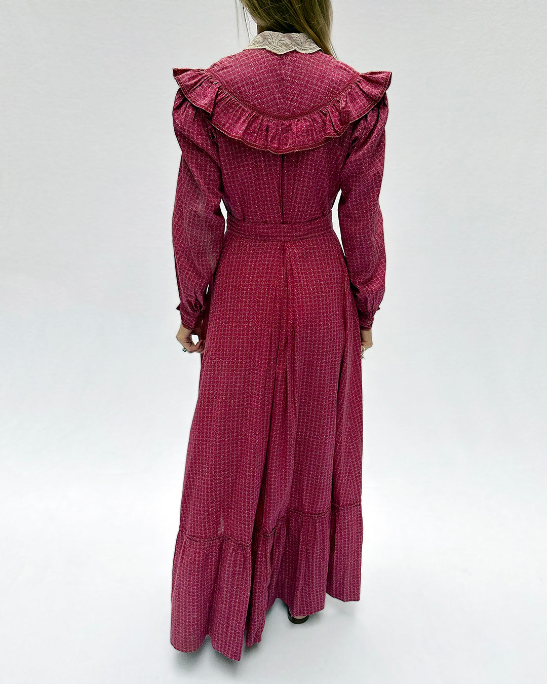 Antique Victorian Calico Dress