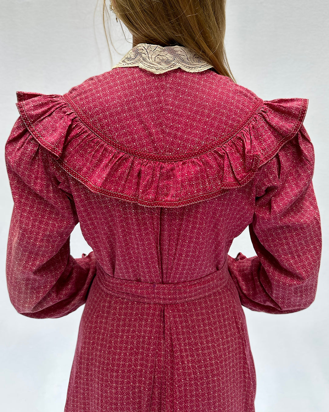 Antique Victorian Calico Dress