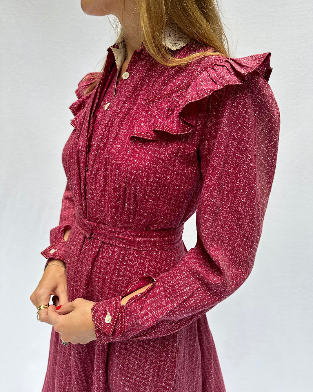 Antique Victorian Calico Dress